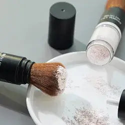 M. Esthetics, Sunscreen Translucent Loose Powder, SPF 50 with Brush