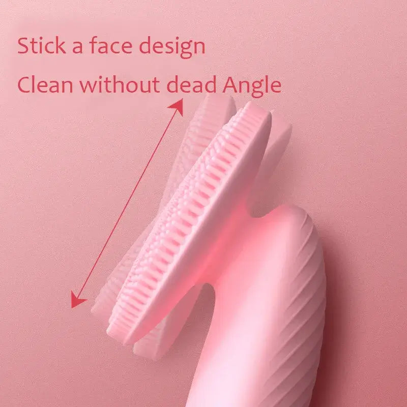 Facial Cleansing Brush, Electric Silicone, pink
