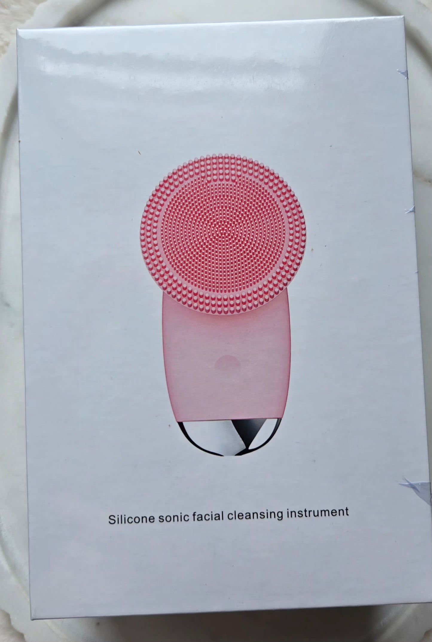 Facial Cleansing Brush, Electric Silicone, pink